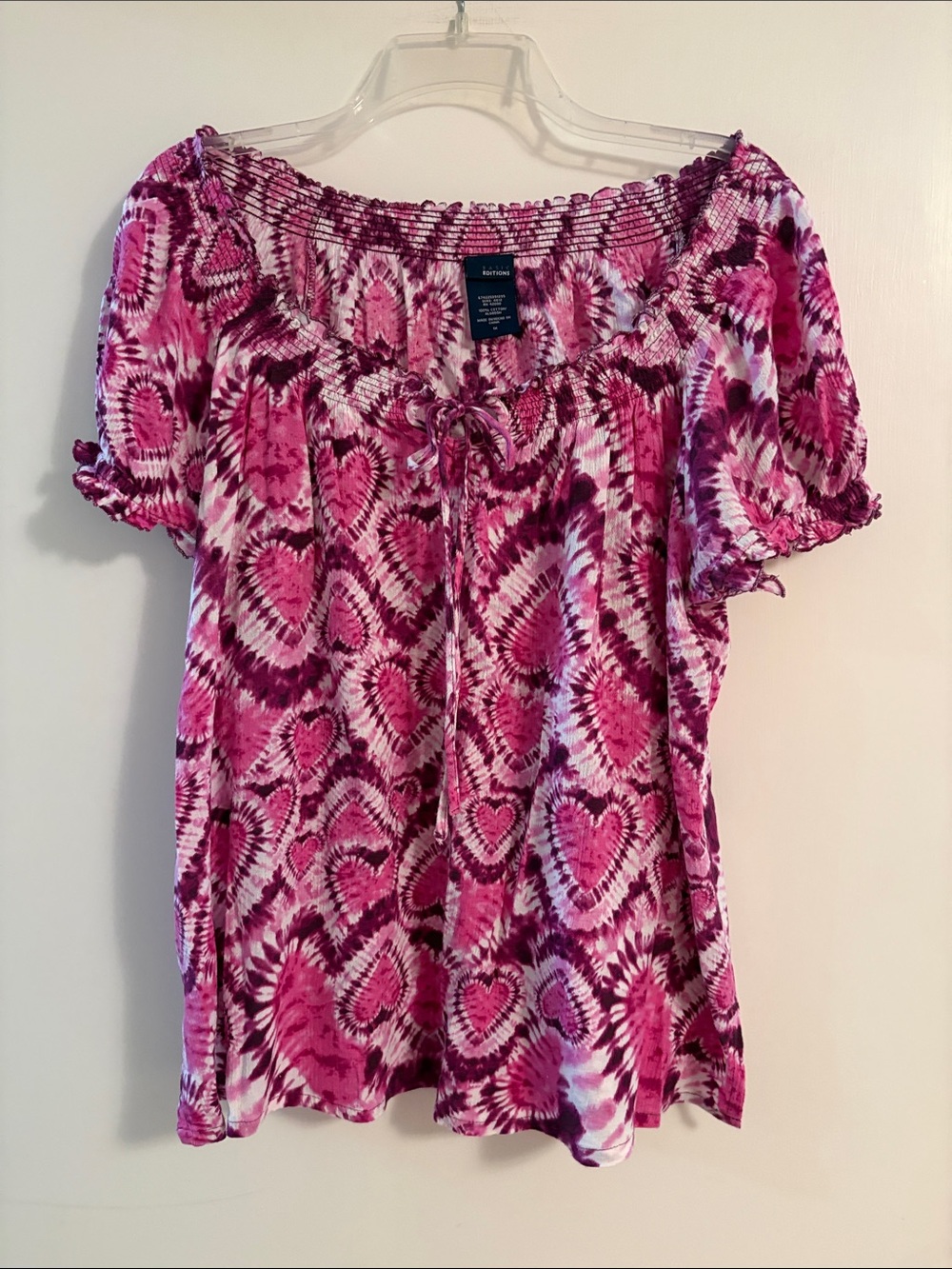 💖 Heart Peasant Blouse